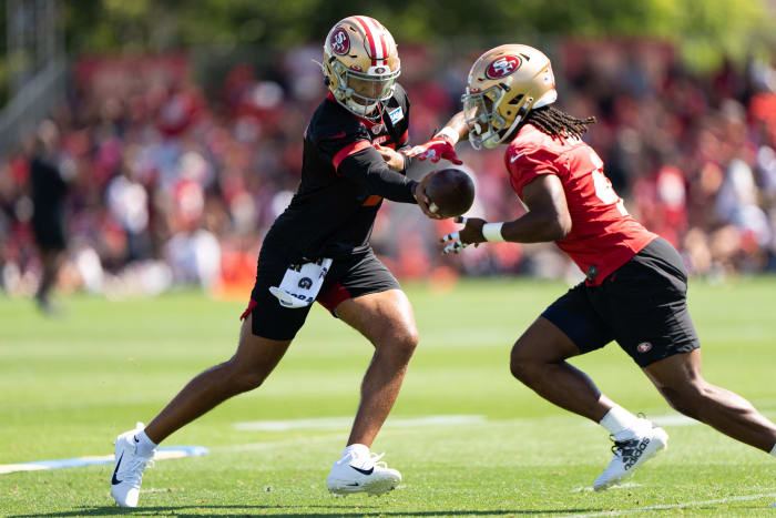 San Francisco 49ers running back Jordan Mason